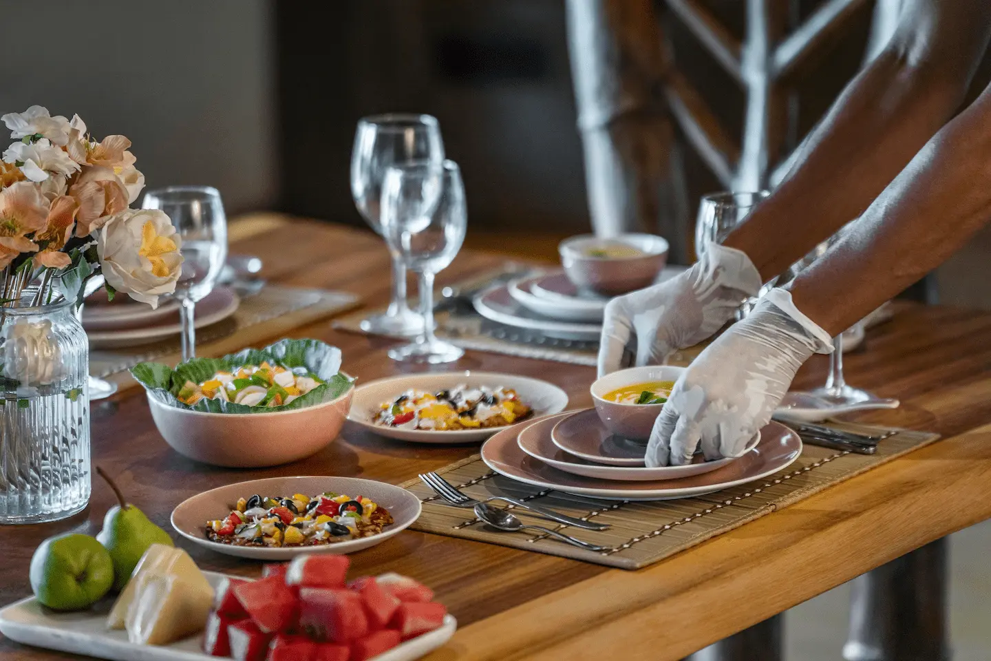 Warm hospitality at Satori, guests and hosts together